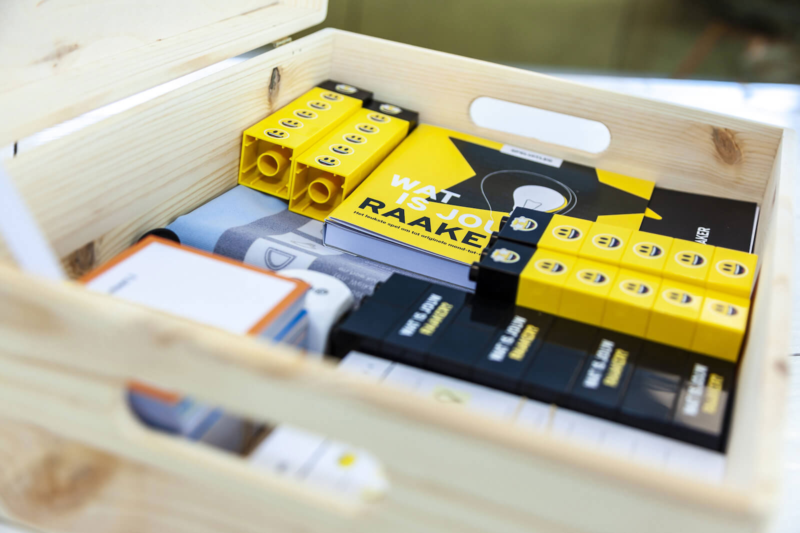 Collega's spelen het spel Wat is jouw Raaker?