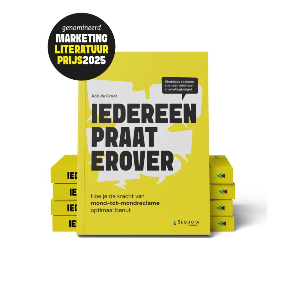 Cover van het boek Iedereen praat erover van Rob de Groot